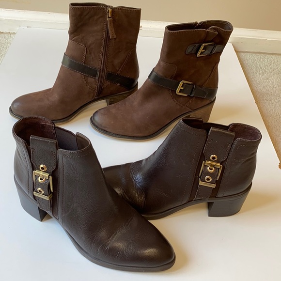 Franco Sarto Shoes - Two brown Franco Sarto boots